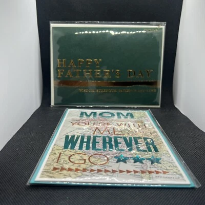 Papyrus For Mom &Dad~Happy Mother's Father' Day Card~ Your with me Wherever I Go - Image 1 of 4