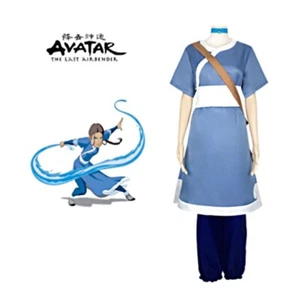 Avatar: Der letzte Luftbändiger Katara Cosplay Kostüm Halloween komplettes Set Aufführung 1 Stck. - Bild 1 von 16