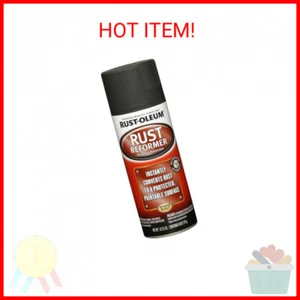 Rust-Oleum 248658 Rust Reformer Spray, 10.25 oz, Black - Picture 1 of 2