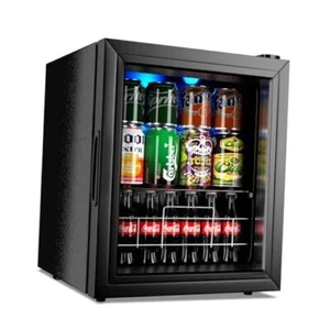 FLB-45 75 Can Refrigerator Small Mini Fridge Freestanding Beverage Cooler with - Picture 1 of 7