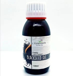 BLACK SEED Oil VIRGIN, COLD PRESSED & RAW 100ml Nigella Sativa Glass Bottle - Picture 1 of 8