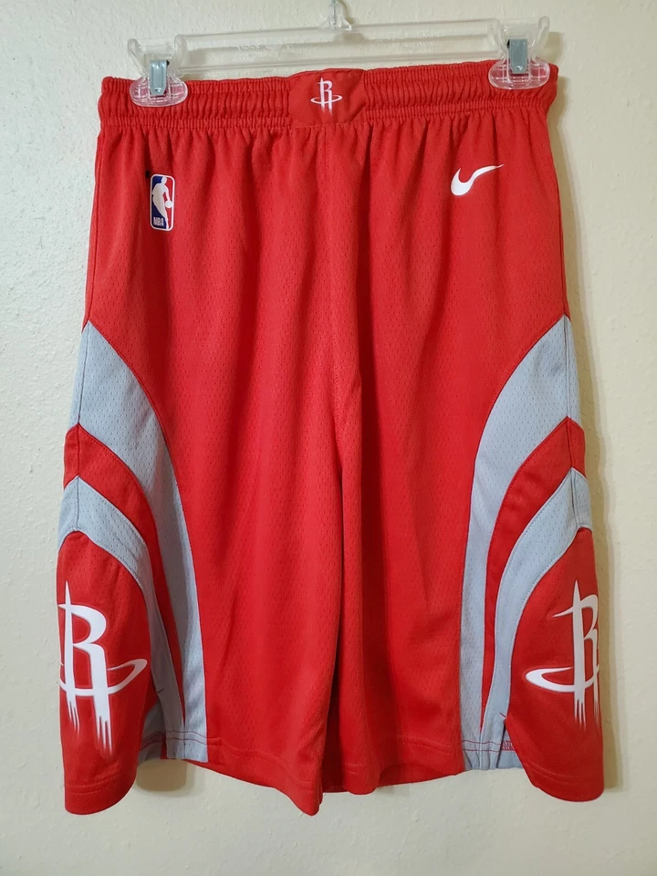 Nike NBA Youth Boys Large Houston Rockets s Shorts Green