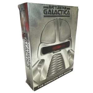 Battlestar Galactica - Complete Epic Series DVD 2003 6-Disc Set W/Slipcase - Foto 1 di 4