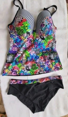 Schöner Tankini In bunten Farben , Gr. 42B, BEXLEYS WOMAN - Bild 1 von 2