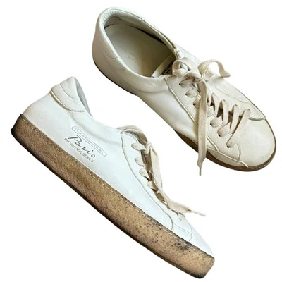Zapatillas deportivas PHILIPPE MODEL Paris blanco crema goma con cordones talla 41 Foto 1 de 4