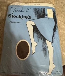 VINTAGE TREADWELL STRÜMPFE! 3 PAAR.  8 1/2-9.  HARMONIE.  CANTRECE - Bild 1 von 3