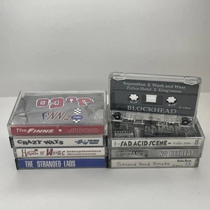 Large Lot Of Demo Cassette Tapes Punk Hard Rock Metal Alternative Blockhead Finn - Picture 1 of 1