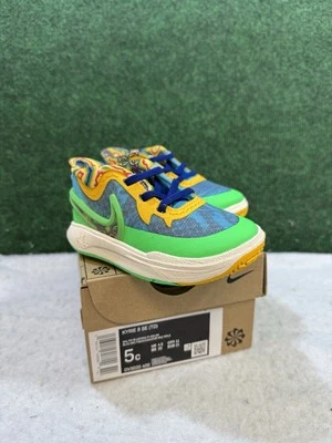 Zapato de bebé Nike Kyrie 8 SE (TD) "azul báltico/multicolor" talla 5c, SKU DV3020 400 Foto 1 de 4