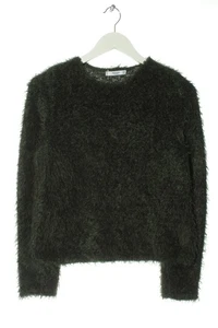 MANGO Sudadera de punto fino Mujeres Jersey Talla EU 38 verde oscuro look casual - Imagen 1 de 5