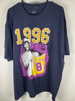 Kobe Bryant 1996 Black Mamba Navy Blue 2XL Graphic Short Sleeve Shirt NWOT - Image 1 of 4