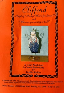 Clifford canvas embroidery 3 D by Debbie Stiehler 1995 complete kit - Picture 1 of 9
