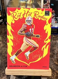 2020 Donruss #RH-BA Brandon Aiyuk 49ers Red Hot Rookies Excellent