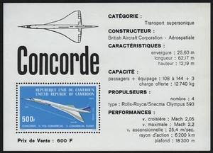 Camerún 1976 - Mi-Nr. Bloque 10 ** - Estampillada sin montar o nunca montada - Concorde - Imagen 1 de 1