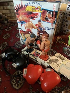 Rare Vintage 1989 Japanese Takara Tomy Boxing Game Toy Exciting Part 2 W Box - Picture 1 of 7