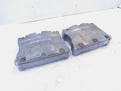 Harley Polished Twin Cam Touring Dyna Softail Cylinder Head Rocker Boxes & Arms - Image 1 of 4