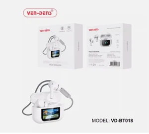 VEN DENS STEREO HEADPHONES TRUE WIRELESS EARBUDS BLUETOOTH BT018 - Picture 1 of 1
