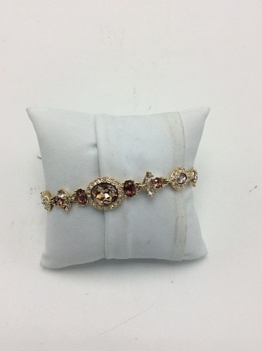 Bracciale Givenchy $68 tono oro multi cristallo e pavè Flex 71 GB