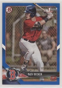 2018 Bowman Draft Blue /150 Nick Decker #BD-124