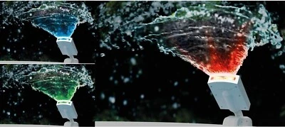 Mehrfarbiger LED Poolbrunnen passend für oberirdische Metallrahmen Ultra Frame Pools NEU - Bild 1 von 4