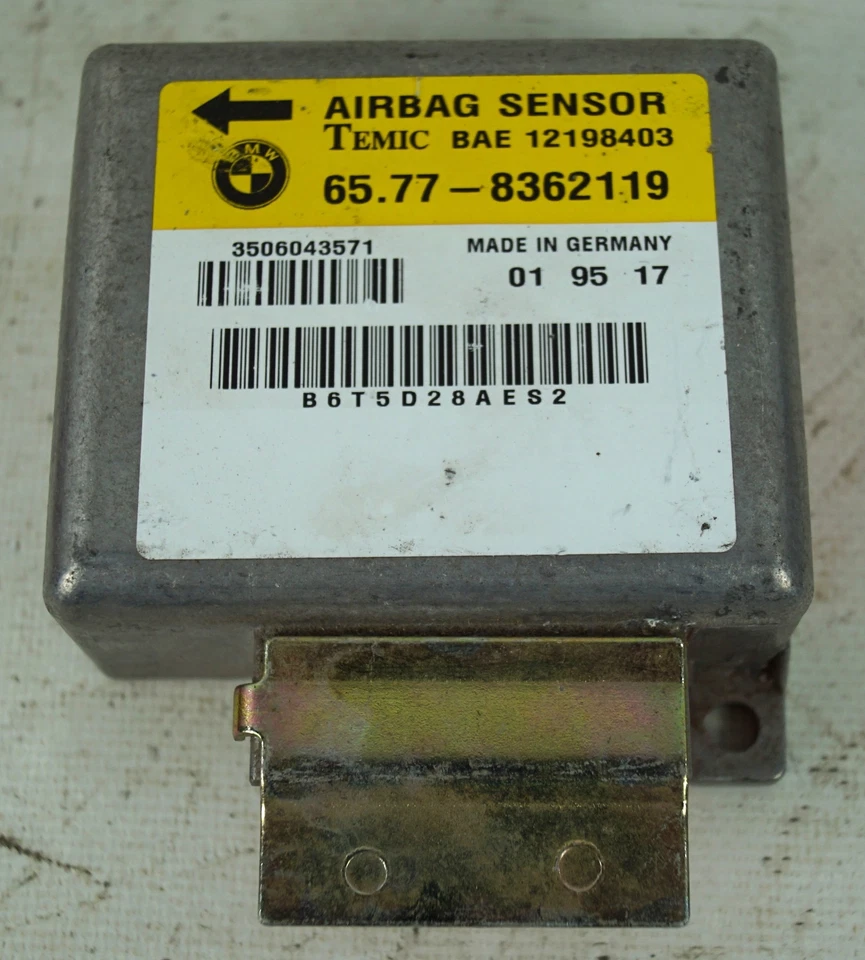 Centralina airbag BMW Serie 3 E36 Serie 5 E34 modulo centralina airbag 6577 8362119 - Immagine 1 di 1