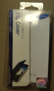 New Original Samsung Galaxy S4 Case Flip Cover Folio, Marble White Genuine OEM - Picture 1 of 5