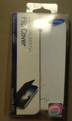 Nueva Funda Original Samsung Galaxy S4 Cubierta Abatible Folio, Mármol Blanco Original OEM Foto 1 de 4