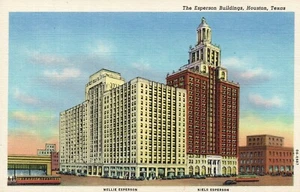 Postal de The Esperson Buildings en Houston Tex Texas TX - Imagen 1 de 2