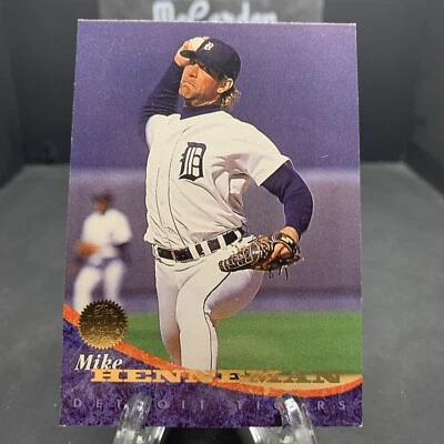 1994 Leaf Mike Henneman #183 Detroit Tigers - Image 1 of 2