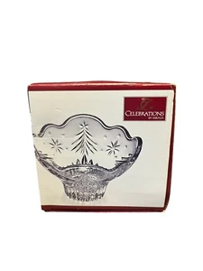 Celebrations by Mikasa Holiday Candy Bowl "Christmas Night Collection" Snack - Picture 1 of 6