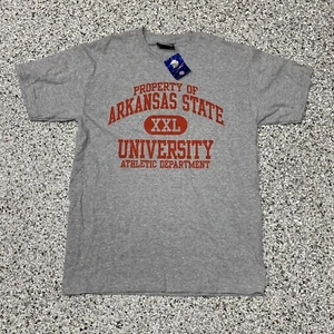 Property Of Arkansas University State Red Wolves Size L Athletic Dept S/S TShirt - Picture 1 of 5