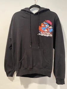 Space Jam A New Legacy Hoodie Adult Medium Black Tune Squad Travel Cotton 90s - Picture 1 of 8