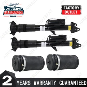 4PCS Rear Air Suspension & Shock Absorbers For Mercedes GL CLASS ML W166 X166 - Picture 1 of 11