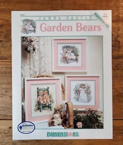 Cross Stitch "Garden Bears" by Dimensions; 3 adorable designs to stitch! - Picture 1 of 4