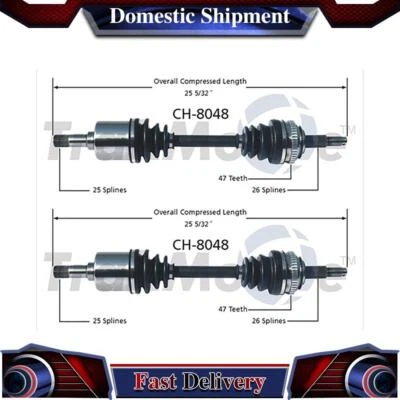 Junta del eje de transmisión delantero CV para Dodge Daytona 1987 1988 1989 1990 1991 Foto 1 de 2