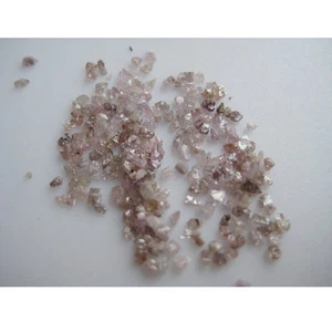 2.40ct natural slices/chips diamond uncut raw rough pink diamonds 1.0mm to 3.0mm - Picture 1 of 2