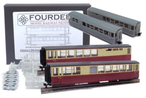 Fourdees Ffestiniog Carnforth Carriages 113 and 114 009 / OO9 Scale Kit - Picture 1 of 6