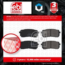 Brake Pads Set fits KIA SEDONA Mk2 2.7 Rear 2006 on G6EA 583024DA00 583024DE00