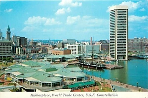 Postal Constelación Baltimore Maryland MD Harborplace World Trade Center USF - Imagen 1 de 2