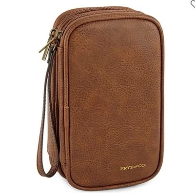 Frye & Co. Tech/Cable Management Storage Case | Brown Vegan Leather - Image 1 of 4