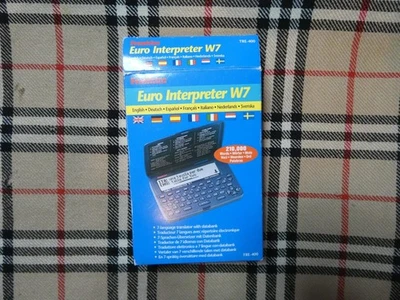 Franklin Euro Interpreter W7 Tre-400 Boxed Working Languages Databank Translator - Image 1 of 4