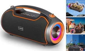 Portable Bluetooth Speakers, 240W Peak Loud Sound and Deep Bass for Party, - Photo 1 sur 8