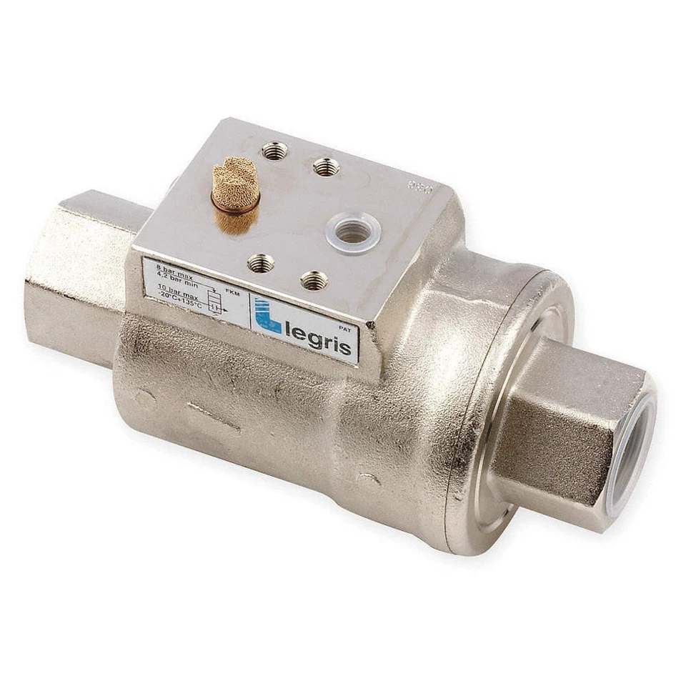 LEGRIS 4203 15 22 20 Axial Valve,FNPT,1/2" x 1/2" 1DFT1 - Image 1 of 1