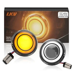 Motorcycle 1157 LED Turn Signal Light Harley Sportster Road King Electra Glide - Picture 1 of 16