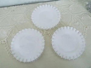 3 platos de pan y mantequilla Fenton Silver Crest - Imagen 1 de 5