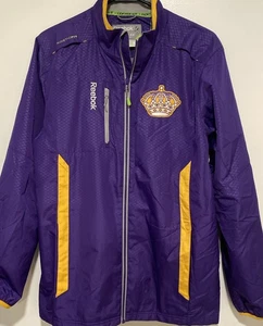 Reebok Mens Los Angeles Kings Jacket, Purple, Small (fits Like Med) Preowned - Picture 1 of 7