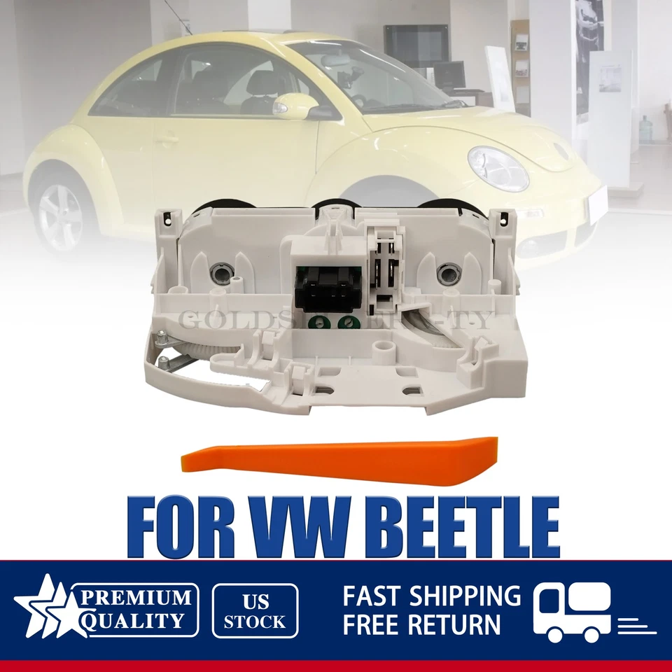For VW Beetle 1C0820045C A/C Heater Control Panel Climate Control Module Switch - Image 1 of 4