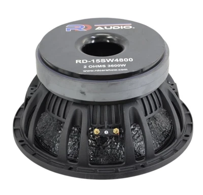 RD AUDIO RD-15SW4800 15" 2-Ohm DOUBLE MAGNET- SUBWOOFER 3600W MAX (BY RDCARSHOW) - image 1 of 4