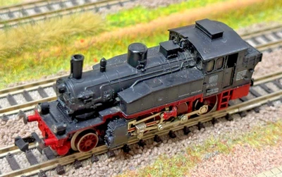 Fleischmann 7030 Spur N Dampflok BR 91 1001 DB schwarz OVP - Bild 1 von 4