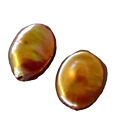 Two Golden Coins Fantasy Coin Pearls