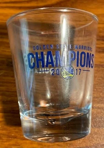 Vintage 2017 Golden State Warriors Champions Shot Glass by Hornitos Tequila Cover